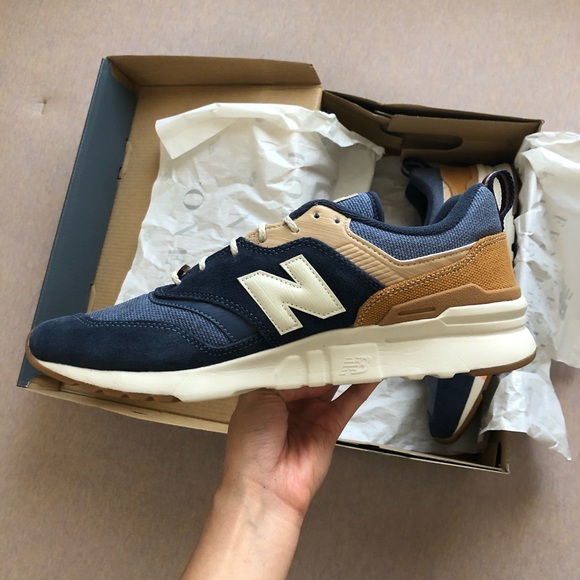 new balance 997h navy workwear brown